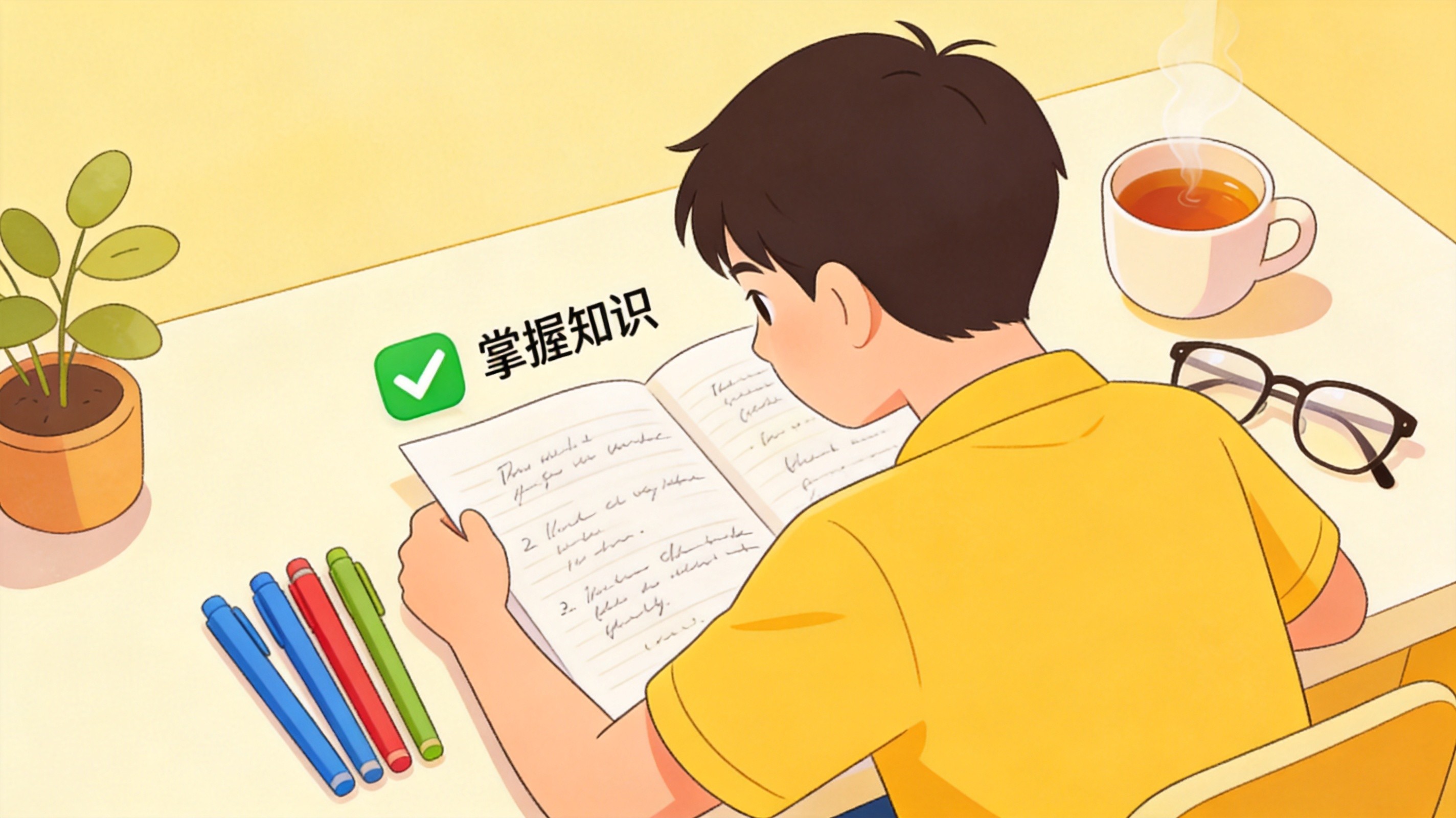 试卷吃透四步法